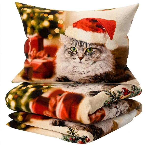 3D Bavlněné povlečení MAGIC PAWS barevné + povlak na polštářek 40x50 cm zdarma Rozměr povlečení: 70 x 90 cm | 140 x 200 cm