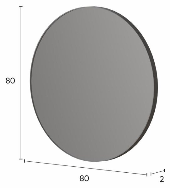 Zrcadlo Demandaron 1 (taupe + dub silverjack). Akce -21%