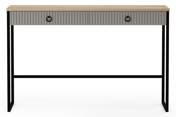 Toaletní stolek Demandaron (taupe + dub silverjack). 1116804