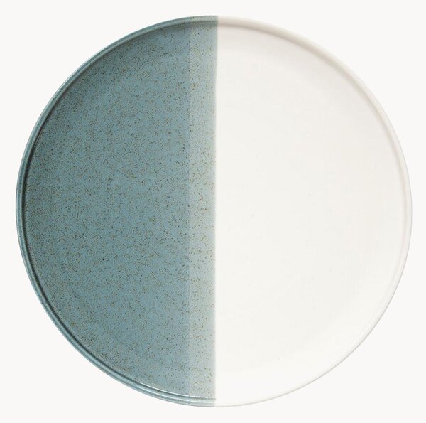 Sada snídaňových talířů z porcelánu Double, 4 díly