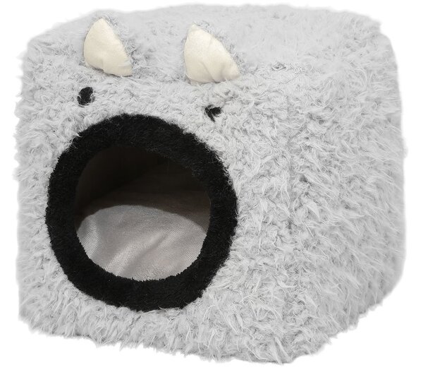 Plyšový pelíšek pro psy a kočky – domeček Rebel Animals RA-1112-S 35 × 35 × 35 cm
