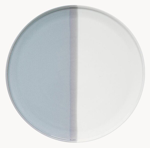 Sada porcelánových mělkých talířů Double, 4 díly