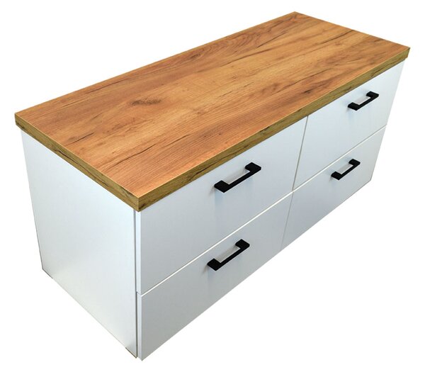 Comodo Koupelnová skříňka pod deskové umyvadlo Agria 120-HD - bílá
