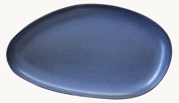 Servírovací talíř z kameniny Blue Maison
