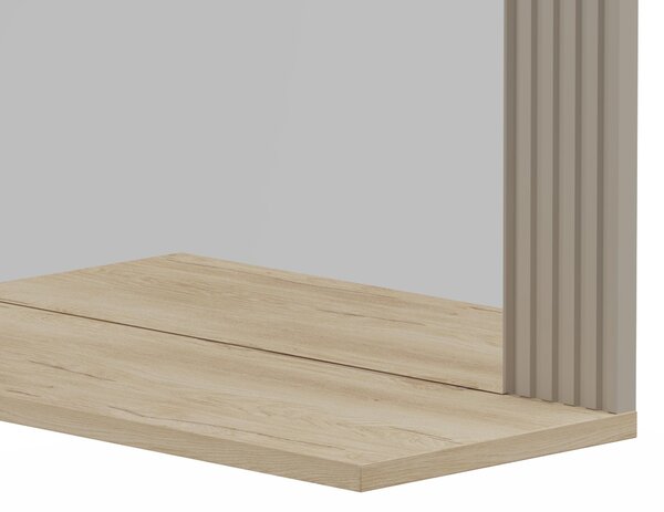 Zrcadlo Demandaron 2 (taupe + dub silverjack). Akce -20%