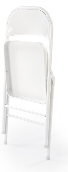HALMAR Skládací jídelní židle K565 bílá