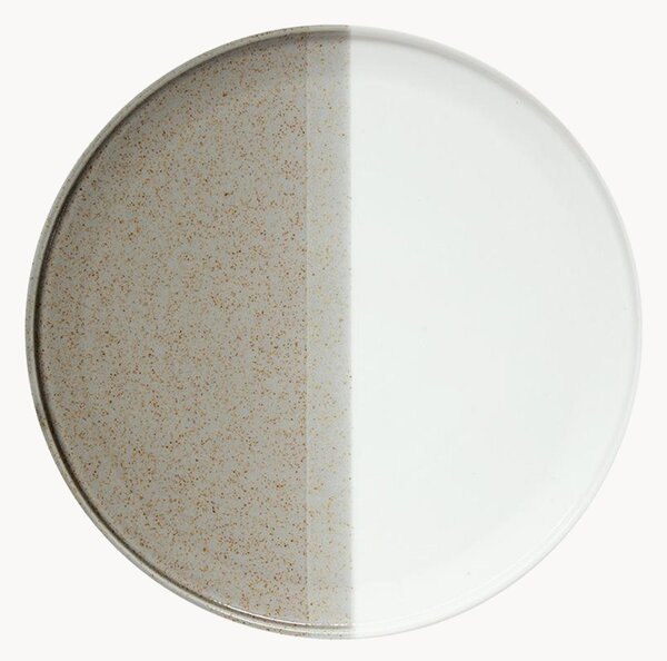 Sada porcelánových mělkých talířů Double, 4 díly