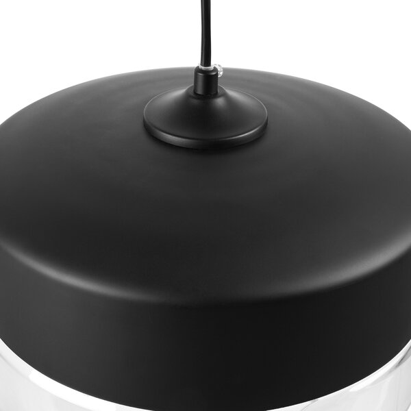 Závěsná lampa MURRAY Sklo Černá
