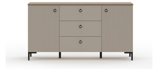 Komoda Demandaron 4 (taupe + dub silverjack)