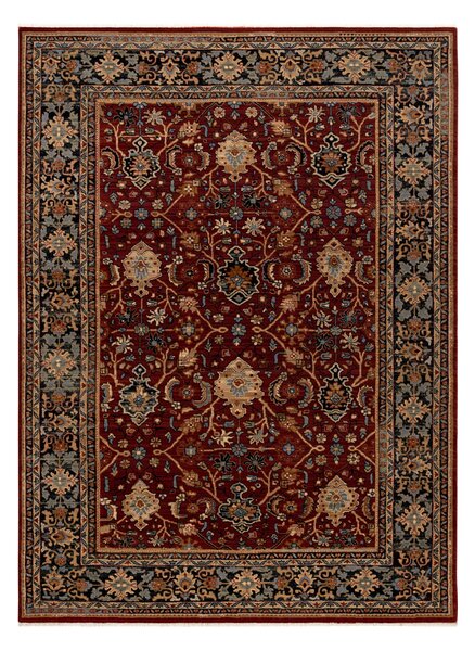 Makro Abra Kusový koberec klasický vlněný KESHAN 7522/53588 béžový bordó modrý Rozměr: 160x230 cm