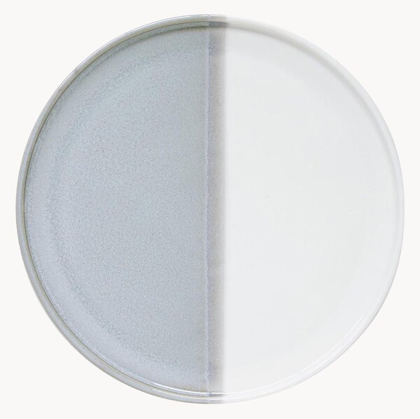 Sada snídaňových talířů z porcelánu Double, 4 díly