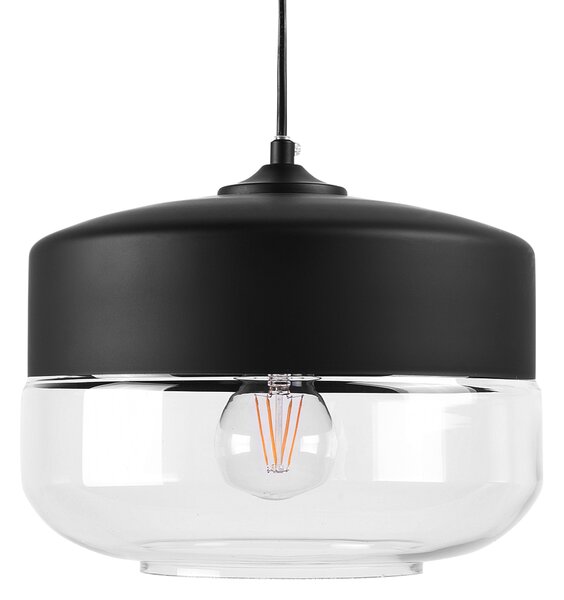 Závěsná lampa MURRAY Sklo Černá
