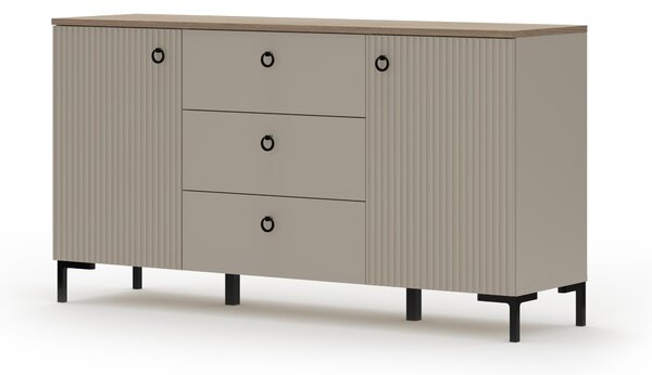 Komoda Demandaron 4 (taupe + dub silverjack)