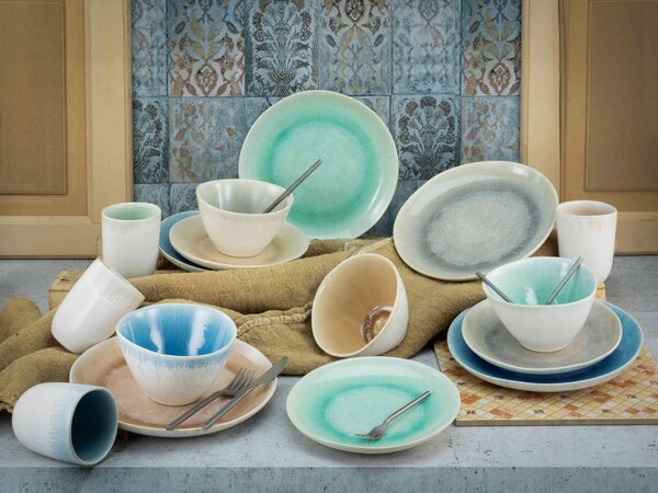 KOMBINOVANÁ SOUPRAVA, 16dílné, kamenina Creatable - Online Only nádobí, Online Only