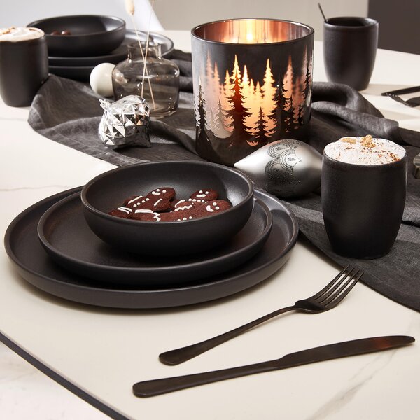 KOMBINOVANÁ SOUPRAVA, 16dílné, kamenina Creatable - Online Only nádobí, Online Only