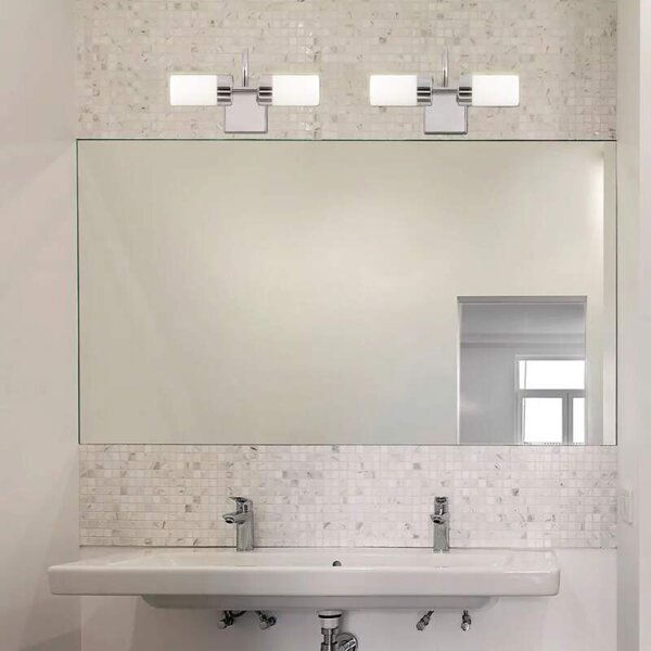 Rabalux 5714 BETTY - Nástěnné LED svítidlo do koupelny v lesklé chromové barvě, LED 8W, 4000K, IP44 (Koupelnová lampa nad umyvadlo nebo zrcadlo)