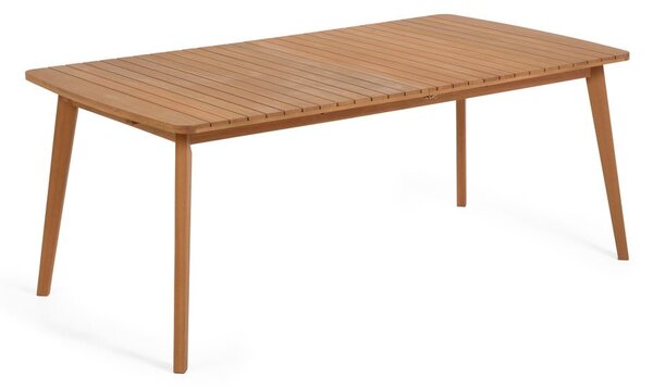Zahradní jídelní stůl z masivního dřeva 100x240 cm Hanzel – Kave Home