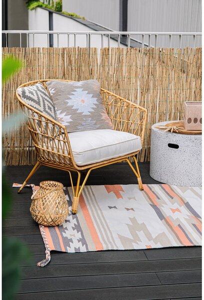 Oboustranný venkovní koberec z recyklovaného plastu Green Decore Aztec, 90 x 150 cm