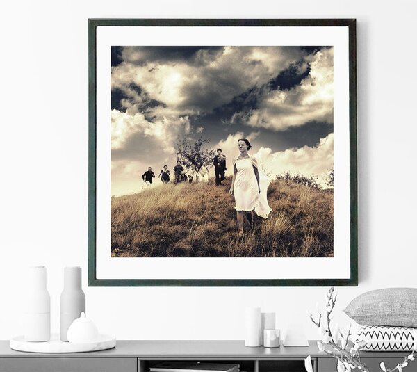 Originální obraz - Nevěsta na útěku: 60 x 60 cm (limitovaná edice 30ks)