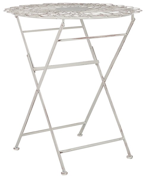 Bistro stolek STIFFE 70 cm 70 cm Kov Bílá