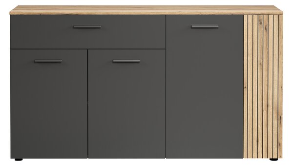 Komoda Esferas 2 (grafit + dub evoke). Akce -22%