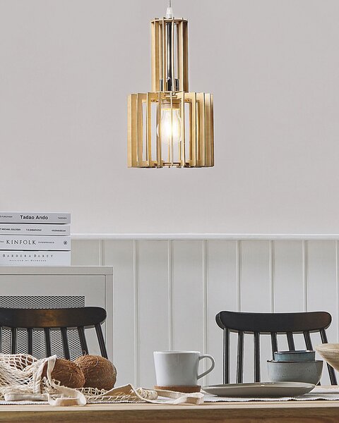 Závěsná lampa NIARI Světle hnědá
