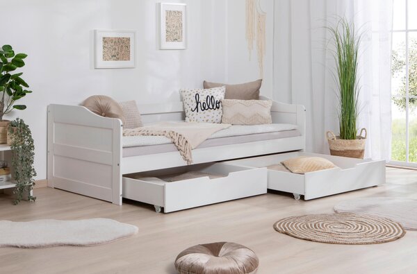 POSTEL S ÚLOŽNÝM PROSTOREM, 90/200 cm, bílá MID.YOU - Online Only dětské postele, Online Only