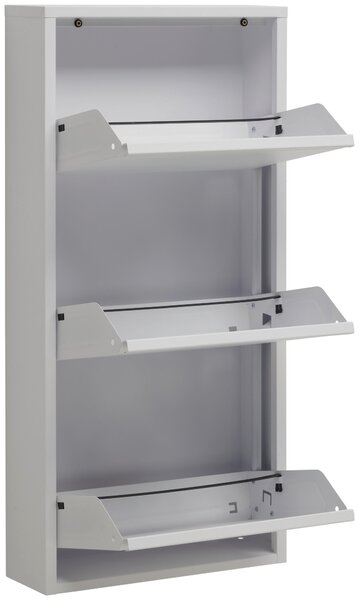 VYKLÁPĚCÍ BOTNÍK, bílá, 50/103,5/15 cm Carryhome - Výklopné botníky