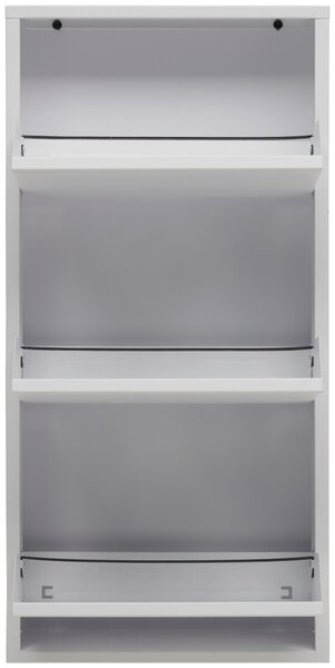 VYKLÁPĚCÍ BOTNÍK, bílá, 50/103,5/15 cm Carryhome - Výklopné botníky