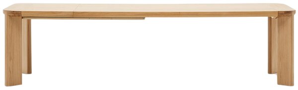 Dubový rozkládací jídelní stůl Kave Home Jondal 240/320 x 100 cm