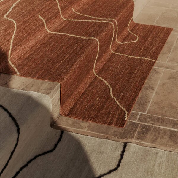 Ferm living designové zahradní koberce Gesso Jute (200 x 140 cm)