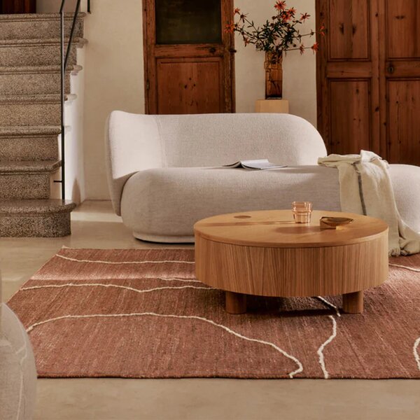 Ferm living designové zahradní koberce Gesso Jute (200 x 140 cm)