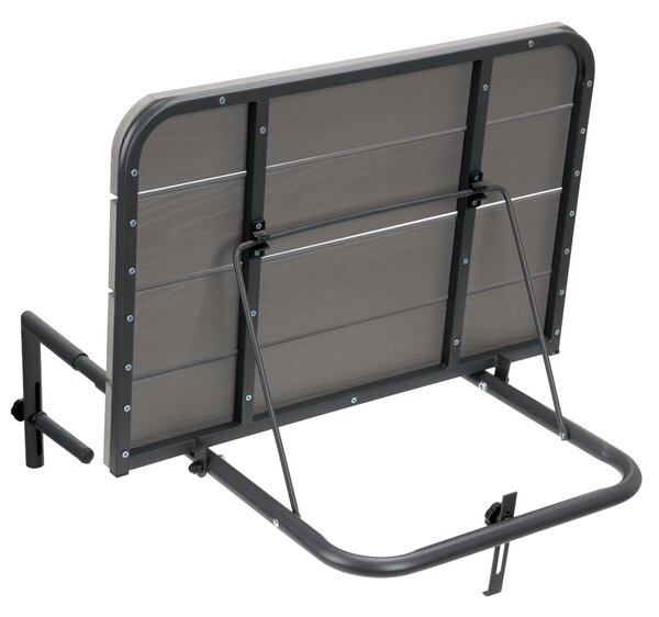 TZB Závěsný balkónový stůl Aretto 60 cm šedý