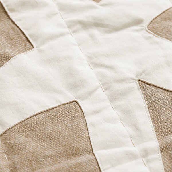 Ferm Living designové plédy Kove Applique Quilted Blanket