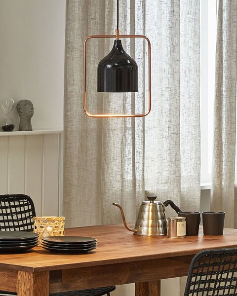 Závěsná lampa MAVONE Kov Černá