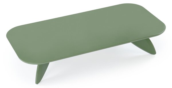 Obdélníkový konferenční stolek Lumis 120 cm - zelený
