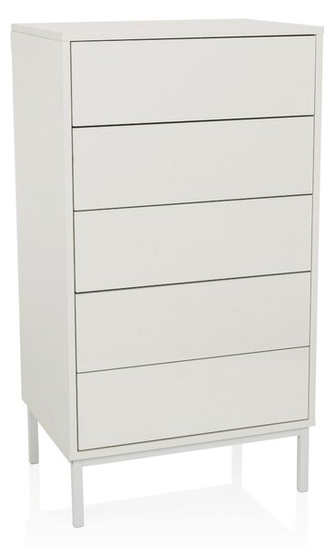 KOMODA, bílá, 55/100/40 cm MID.YOU - Široké komody, Online Only