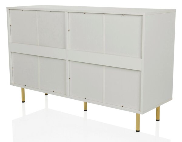 ŠIROKÁ KOMODA, bílá, 120/75/40 cm MID.YOU - Online Only komody, Online Only