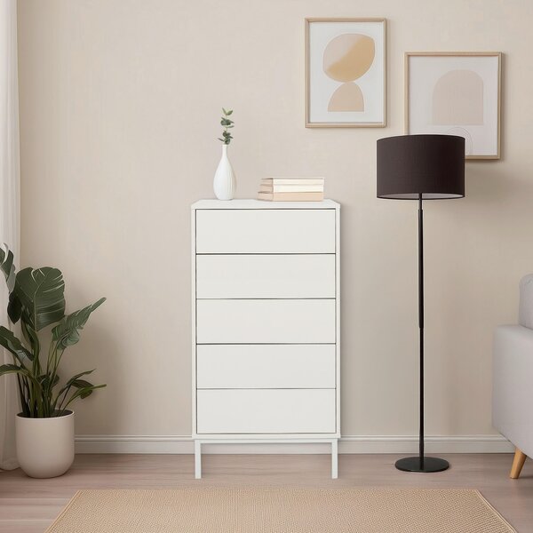 KOMODA, bílá, 55/100/40 cm MID.YOU - Široké komody, Online Only