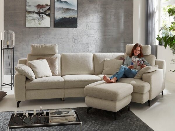 Rohová sedací souprava PRISMA s funkcí relax Pravý roh
