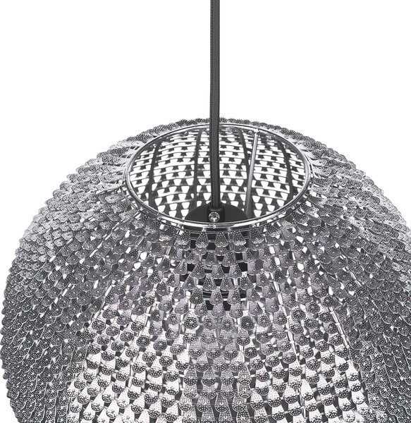 Závěsná lampa SEINE Kov Stříbrná