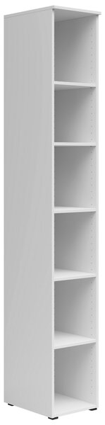 REGÁL, bílá, 30/195/40 cm Carryhome - Knihovny