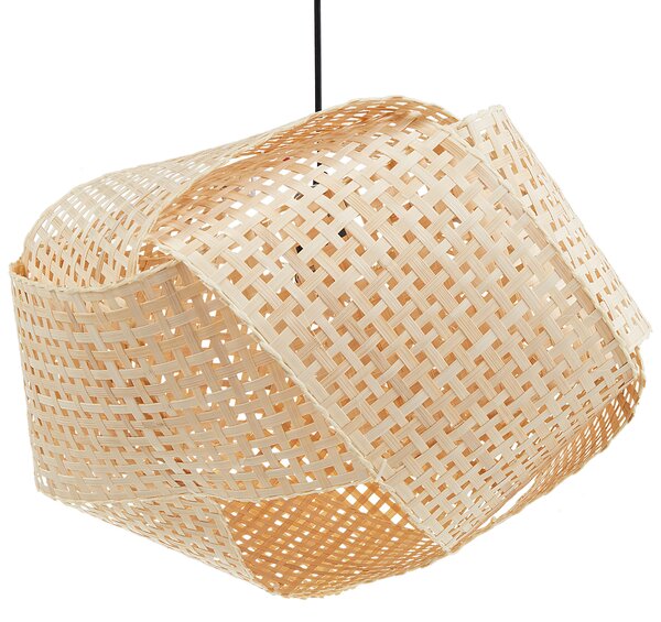 Závěsná lampa HALIL Bambus Béžová