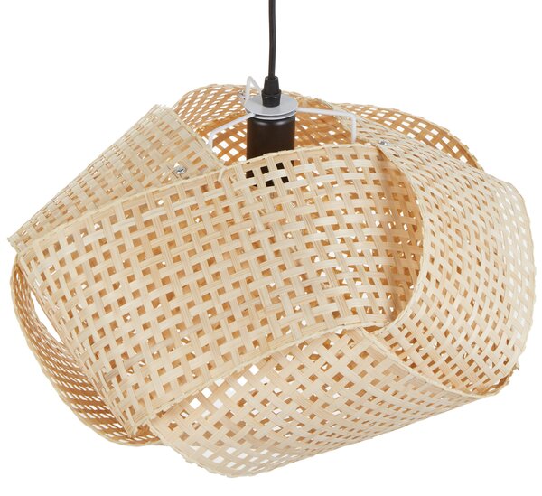 Závěsná lampa HALIL Bambus Béžová