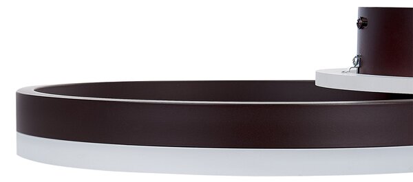 LED stropní lampa GLYDE Kov Tmavě hnědá