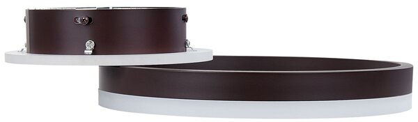 LED stropní lampa GLYDE Kov Tmavě hnědá