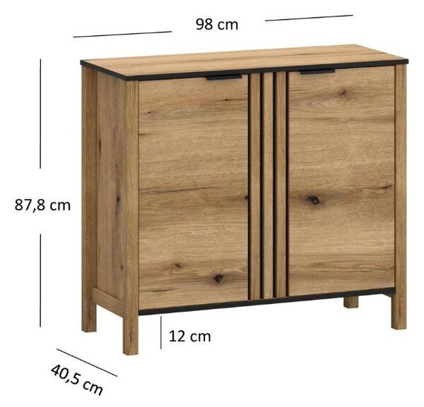 Skříňka Hemos (dub evoke). Akce -20%