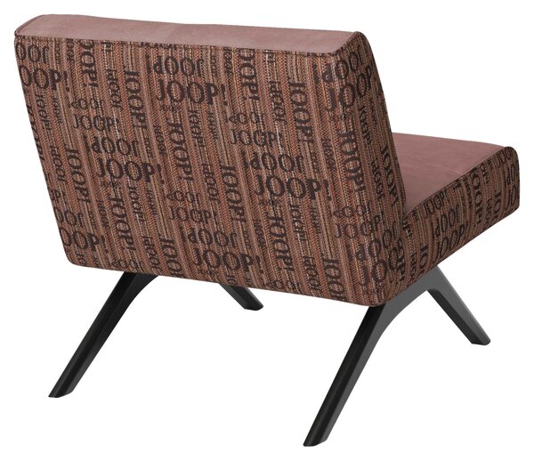 KŘESLO, textil, kůže, starorůžová Joop! - Křesla klasická