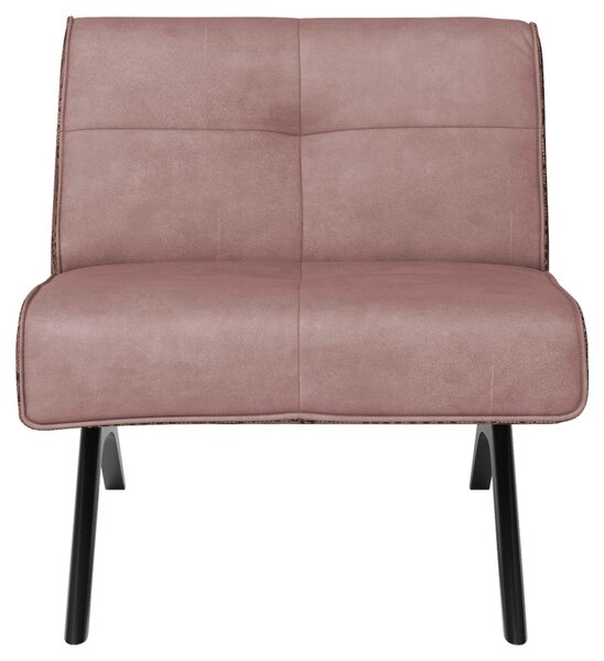 KŘESLO, textil, kůže, starorůžová Joop! - Křesla klasická