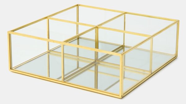 Sinsay - Úložný box se zrcadlovým dnem - zlatá